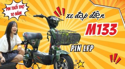Xe đạp điện M133 chạy pin LFP &ndash; Đầu tư 1 lần, sử dụng bền bỉ tới 10 năm!