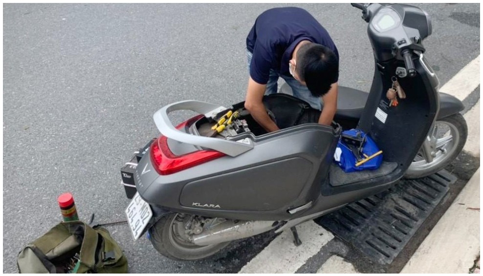 Sửa chữa xe điện tại nh&agrave; ở củ chi uy t&iacute;n